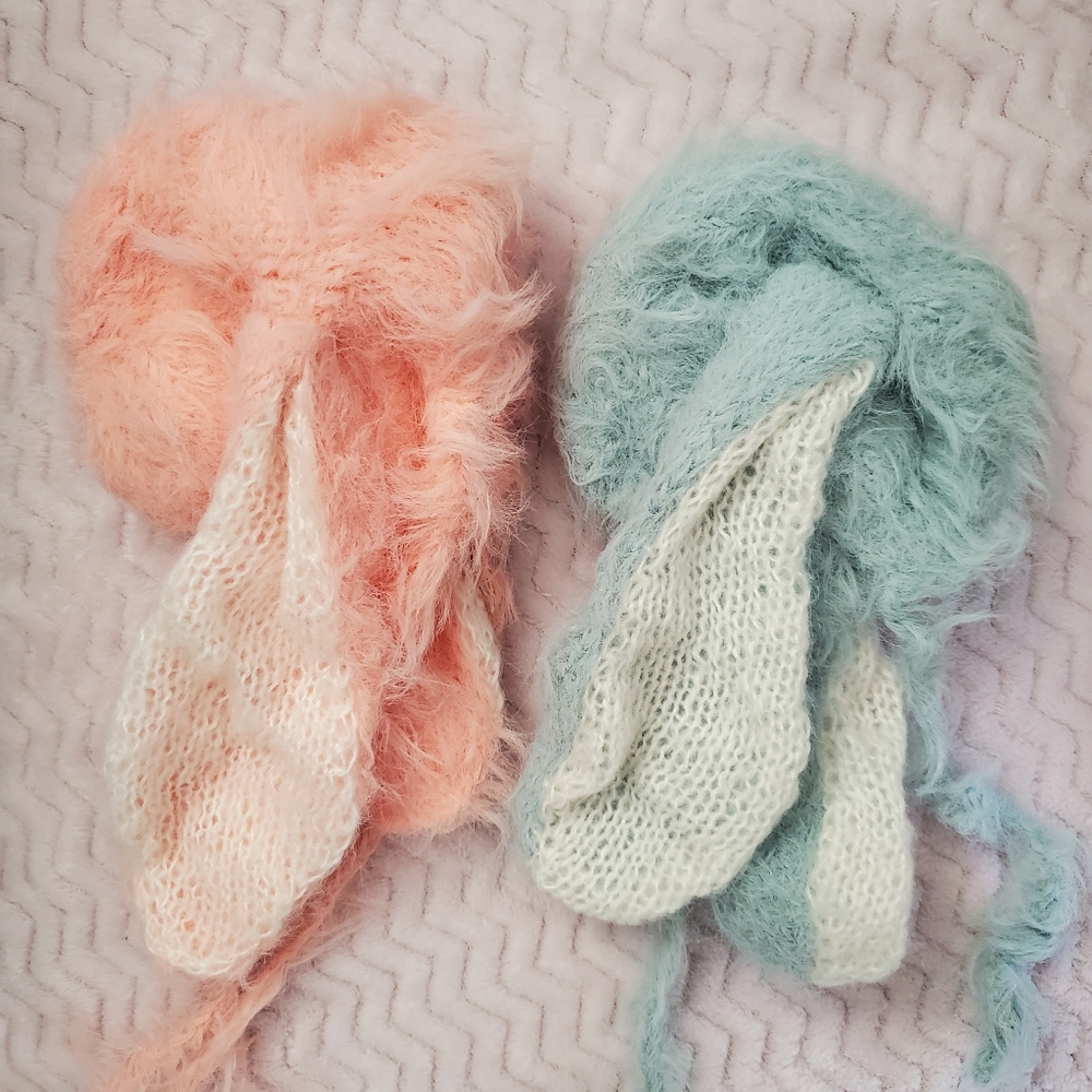 Newborn baby bunny hat for easter